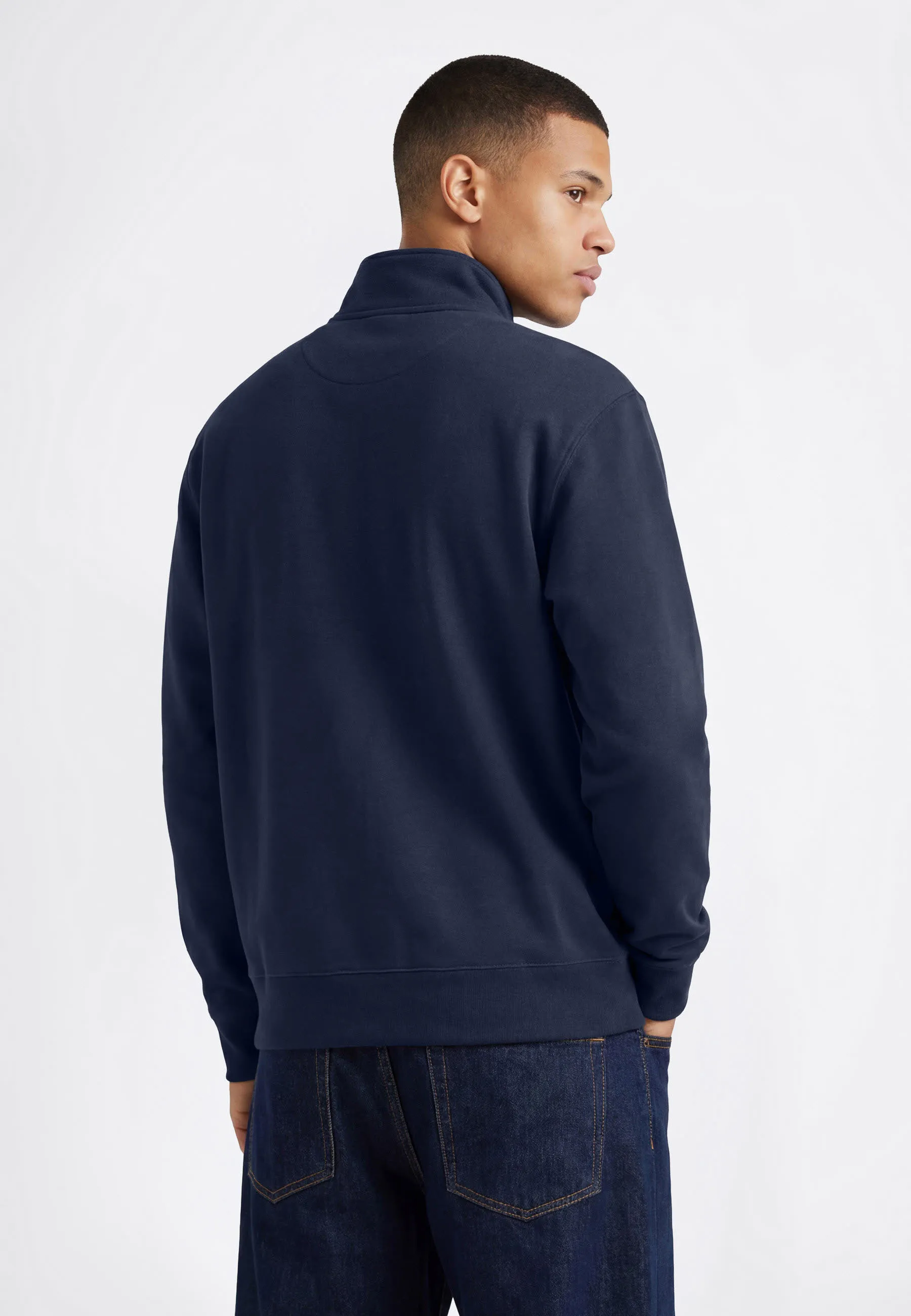 Champion Half Zip Sweatshirt Männer blau