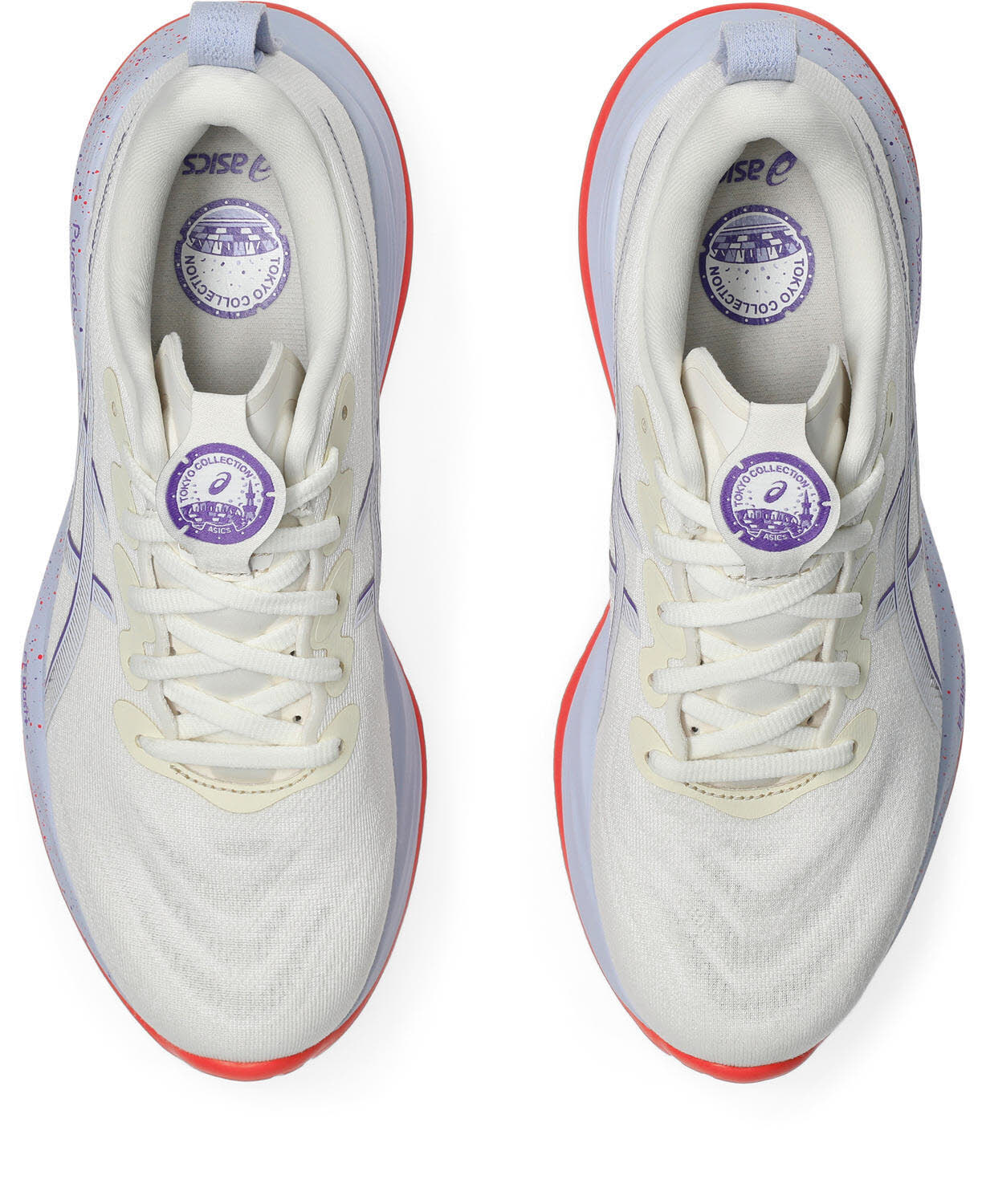 Asics GEL-CUMULUS 27 TOKYO Damen Joggingschuhe Laufschuhe cream/edo purple