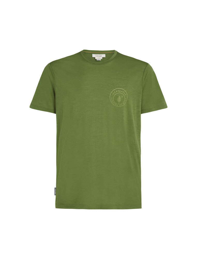 Icebreaker Mer 150 Tech Lite Hike Naturally Herren T-Shirt Funktionsshirt sphagnum