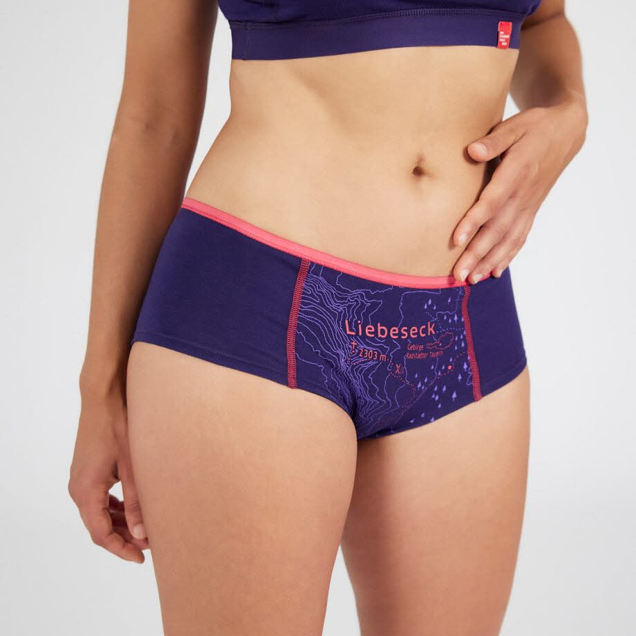 EIN SCHÖNER FLECK ERDE Panty LIEBESECK Unterhose Damen lila NEU