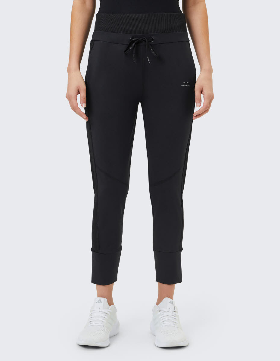 Venice Beach KRISTIN Damen Sweathose Jogginghose lang schwarz