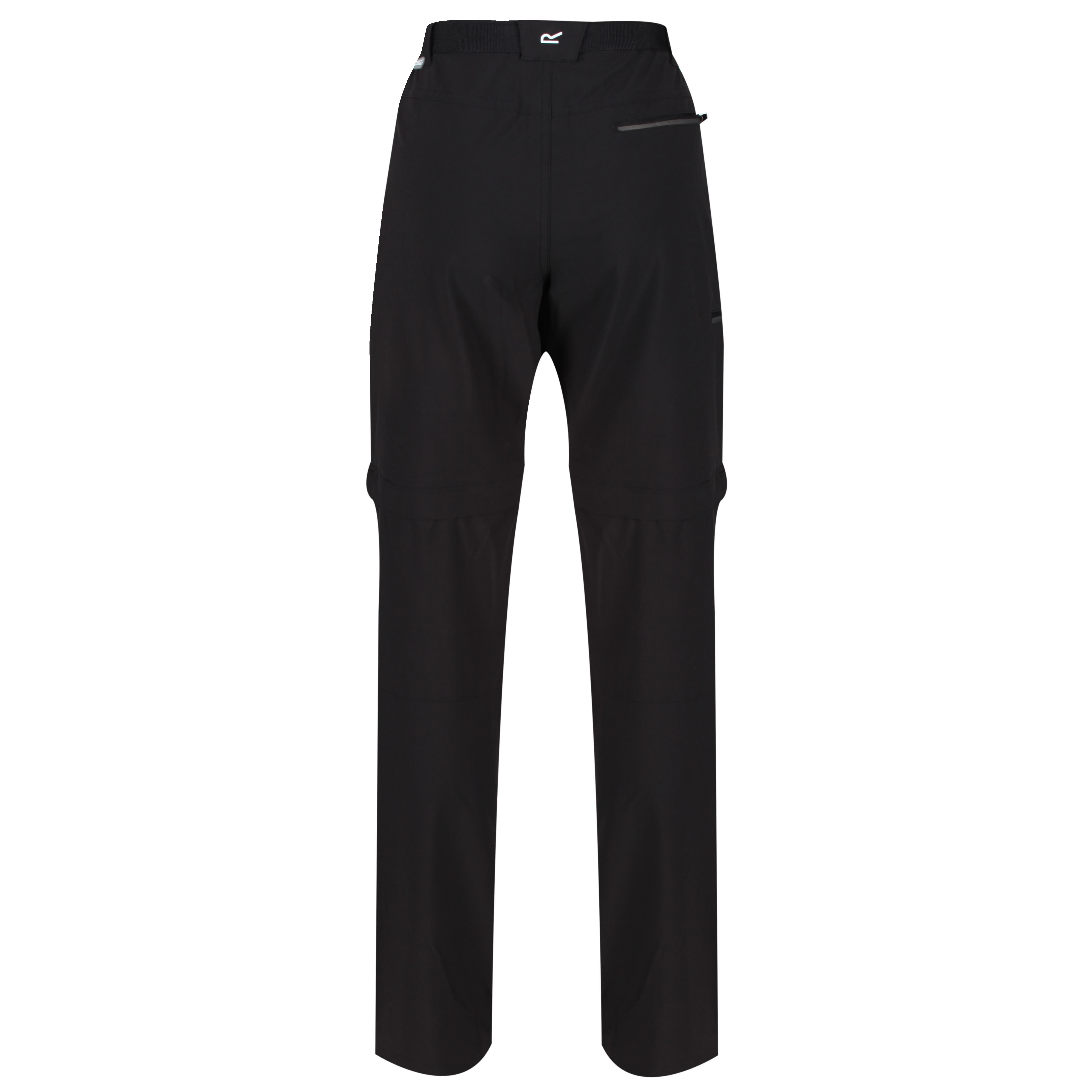 REGATTA Xert III Stretch Zip-Off Wanderhose Shorts Herren schwarz