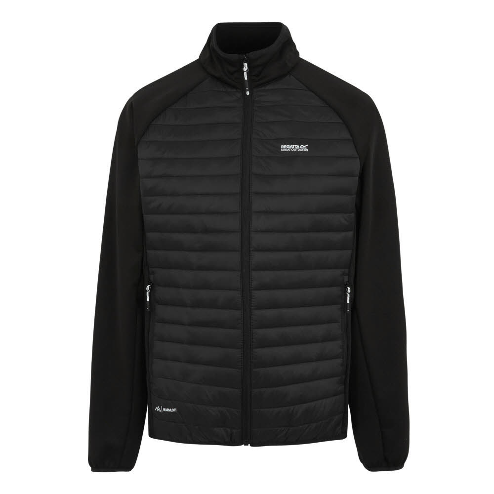 REGATTA Clumber Hybrid Funktionsjacke Herren schwarz