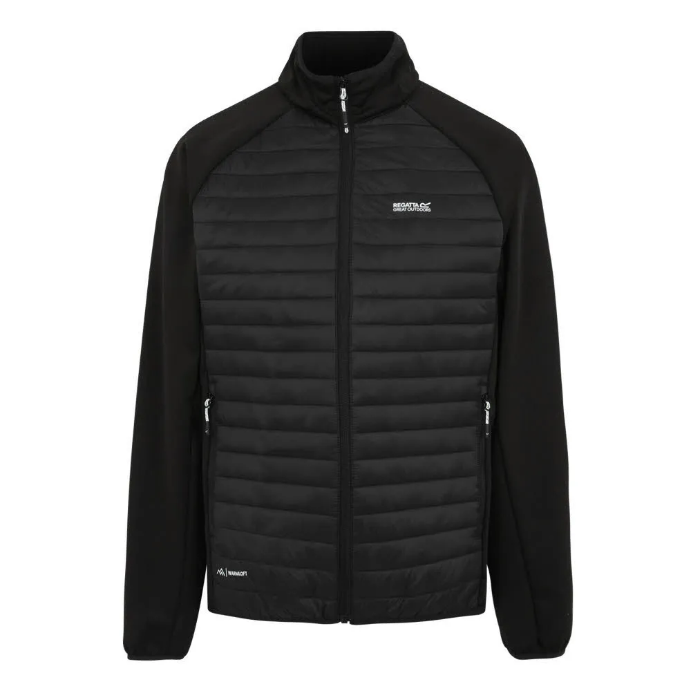 REGATTA Clumber Hybrid Funktionsjacke Herren schwarz