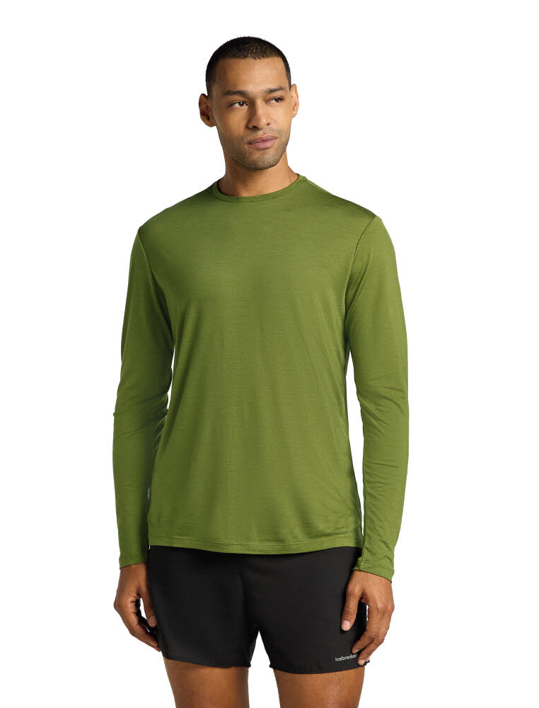 Icebreaker 125 Cool-Lite™ Merino Blend Sphere Langarmshirt Herren grün