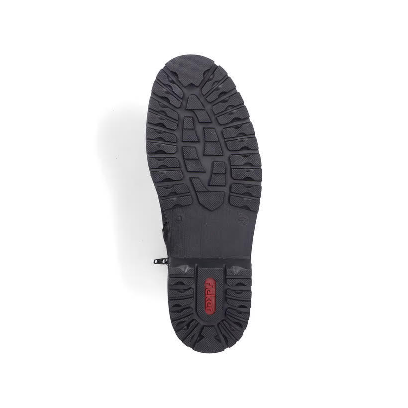 Rieker Herren Kurzstiefel Schnürstiefel schwarz