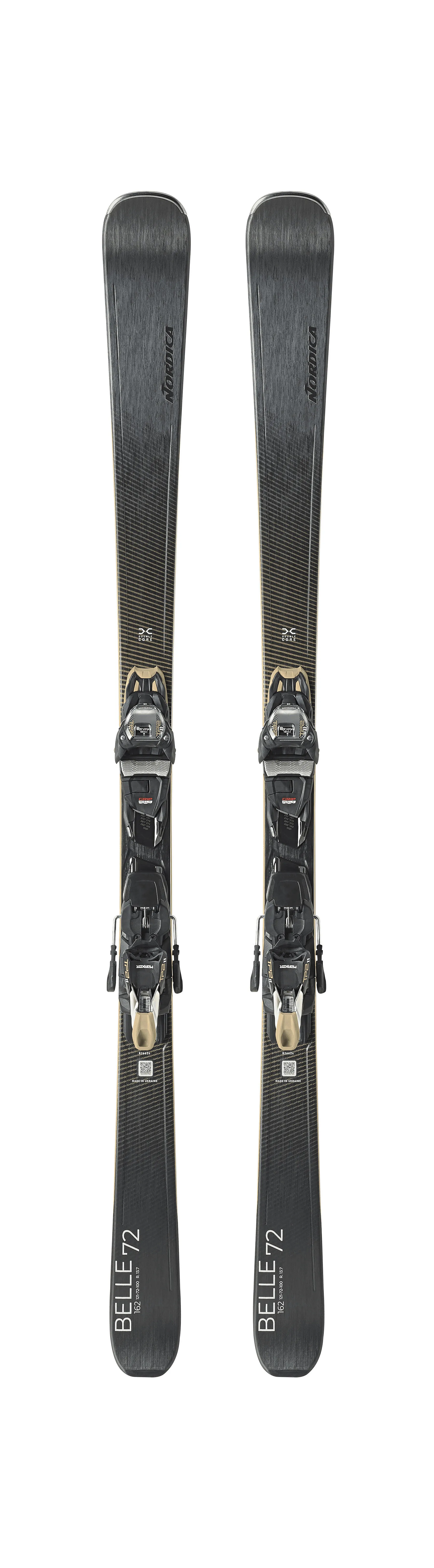 Nordica Belle DC 72 2025/26 Damen Allround Carver inkl. Bindung schwarz