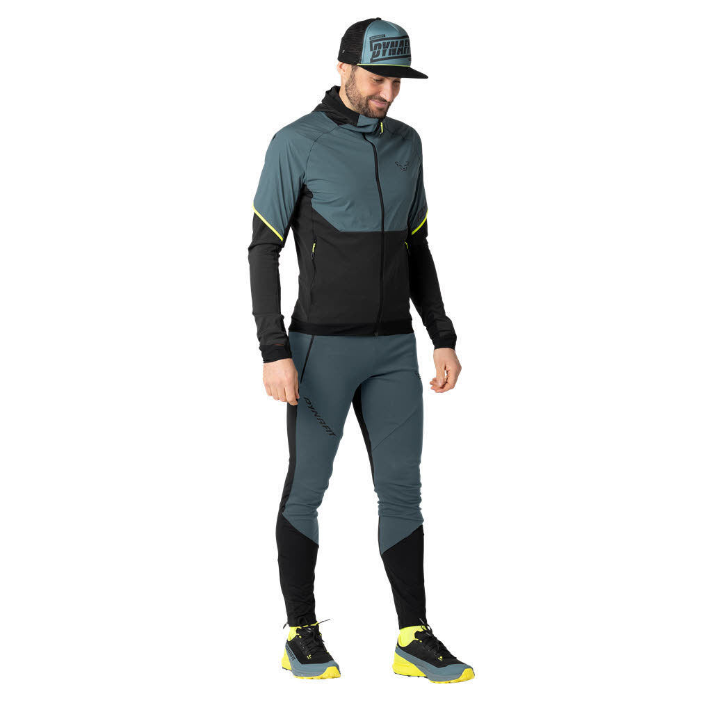 Dynafit Alpine Hybrid Herren Wanderjacke Laufjacke grau