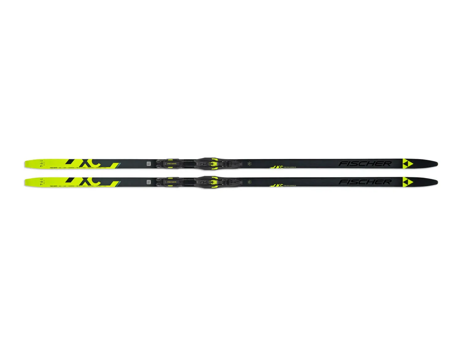 Fischer TWIN SKIN SUPERLITE STIFF EF ohne Bdg. Langlaufski Classicski schwarz