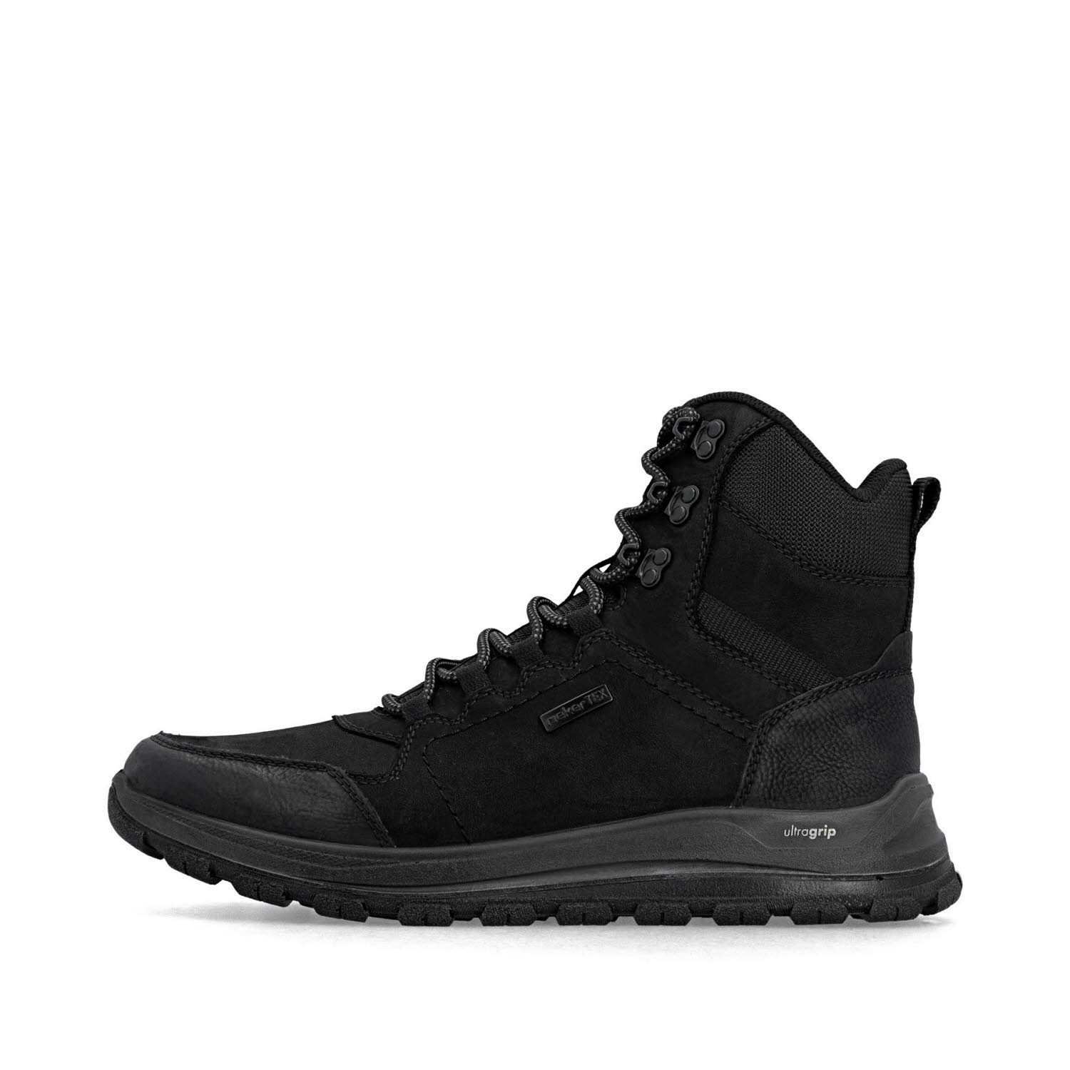 Rieker HWK Herren Stiefel Herren Schnürstiefel Winterstiefel schwarz