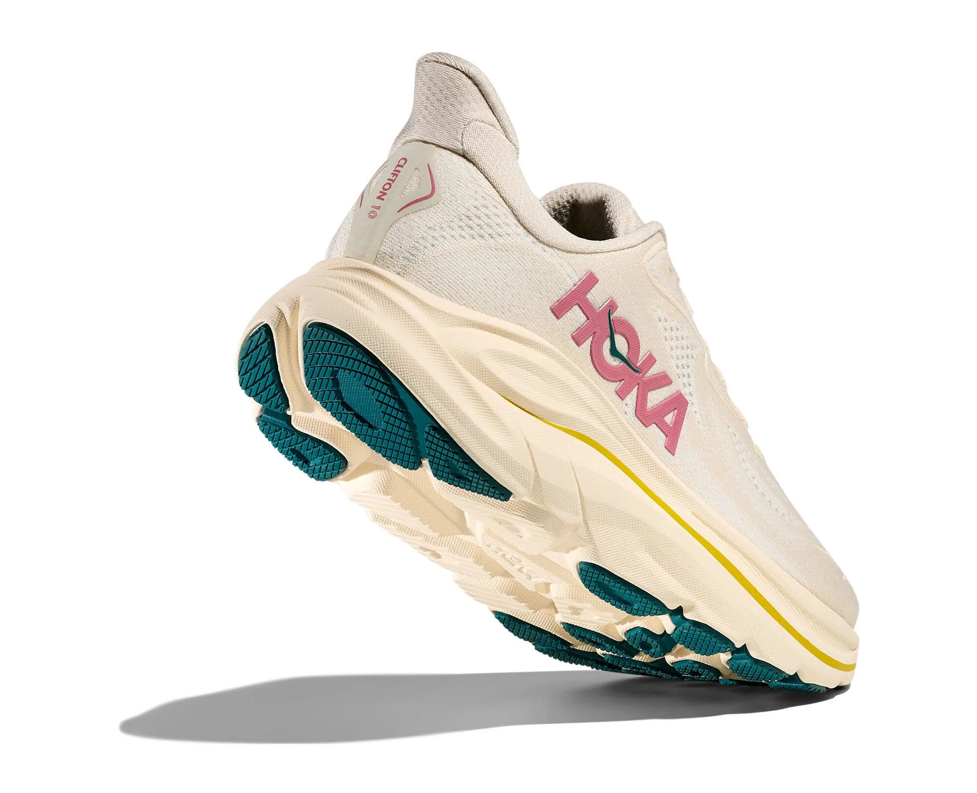 Hoka Clifton 10 Damen Laufschuhe Joggingschuhe beige