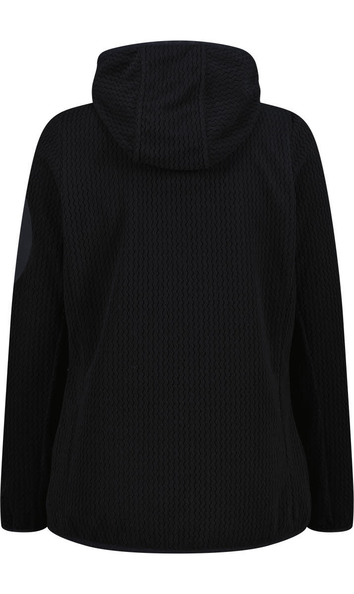 CMP WOMAN JACKET FIX HOOD Damen Fleecejacke Kapuzenjacke Midlayer antracite