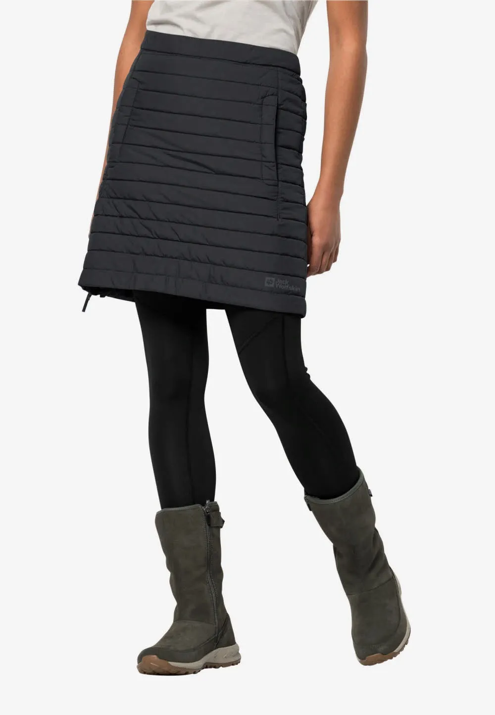 Jack Wolfskin Iceguard Skirt Damen Rock Winterrock phantom