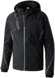Erima SOFTSHELLJACKE FUNCTION Herren Outdoorjacke schwarz/anthrazit NEU
