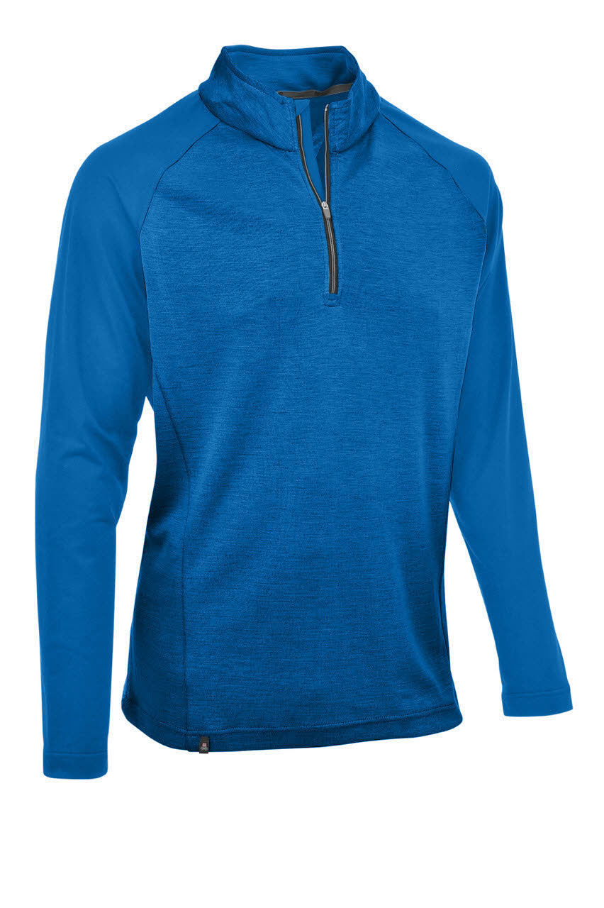 Maul Sport Schafjöchl – 1/1 Funnktionsshirt Herren Skirolli Midlayer blau