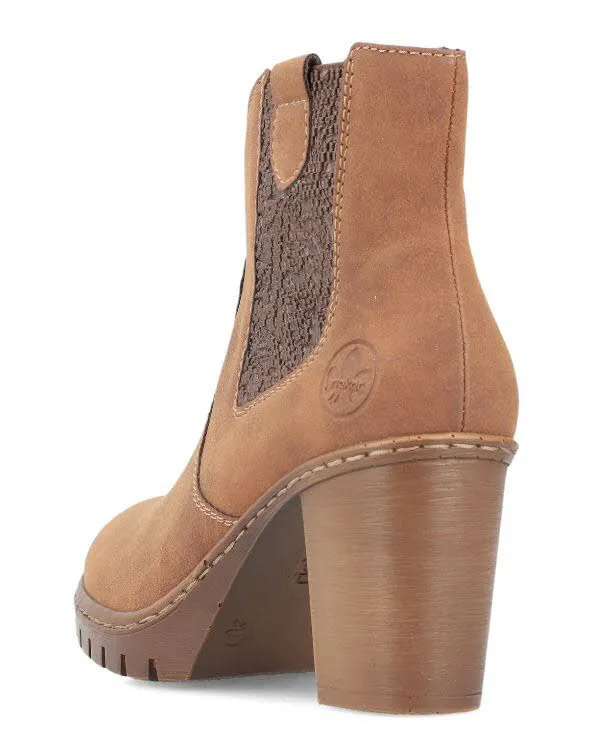 Rieker Damen Stiefel Sriefelette braun