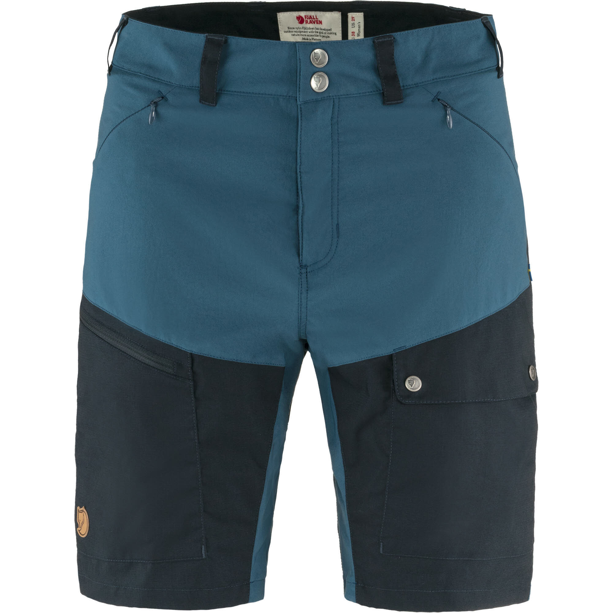 Fjällräven Abisko Midsummer Shorts W Wandershorts Damen dunkelblau