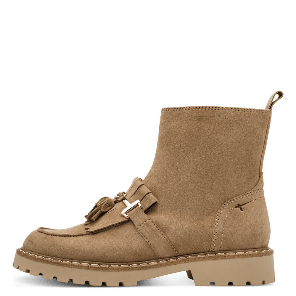 Tamaris Damen Stiefelette hellbraun