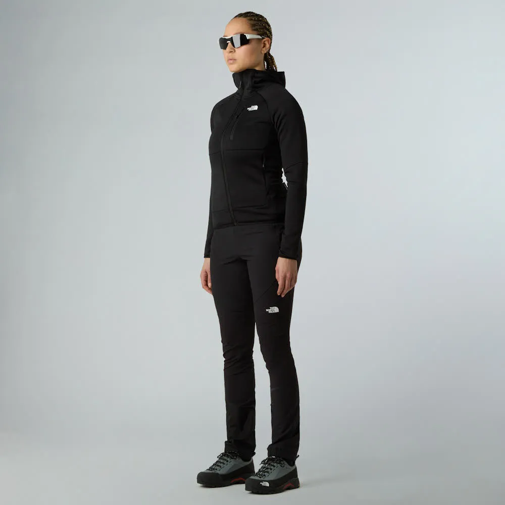 The North Face Meteora Fleece Damen Fleecejacke mit Kapuze schwarz