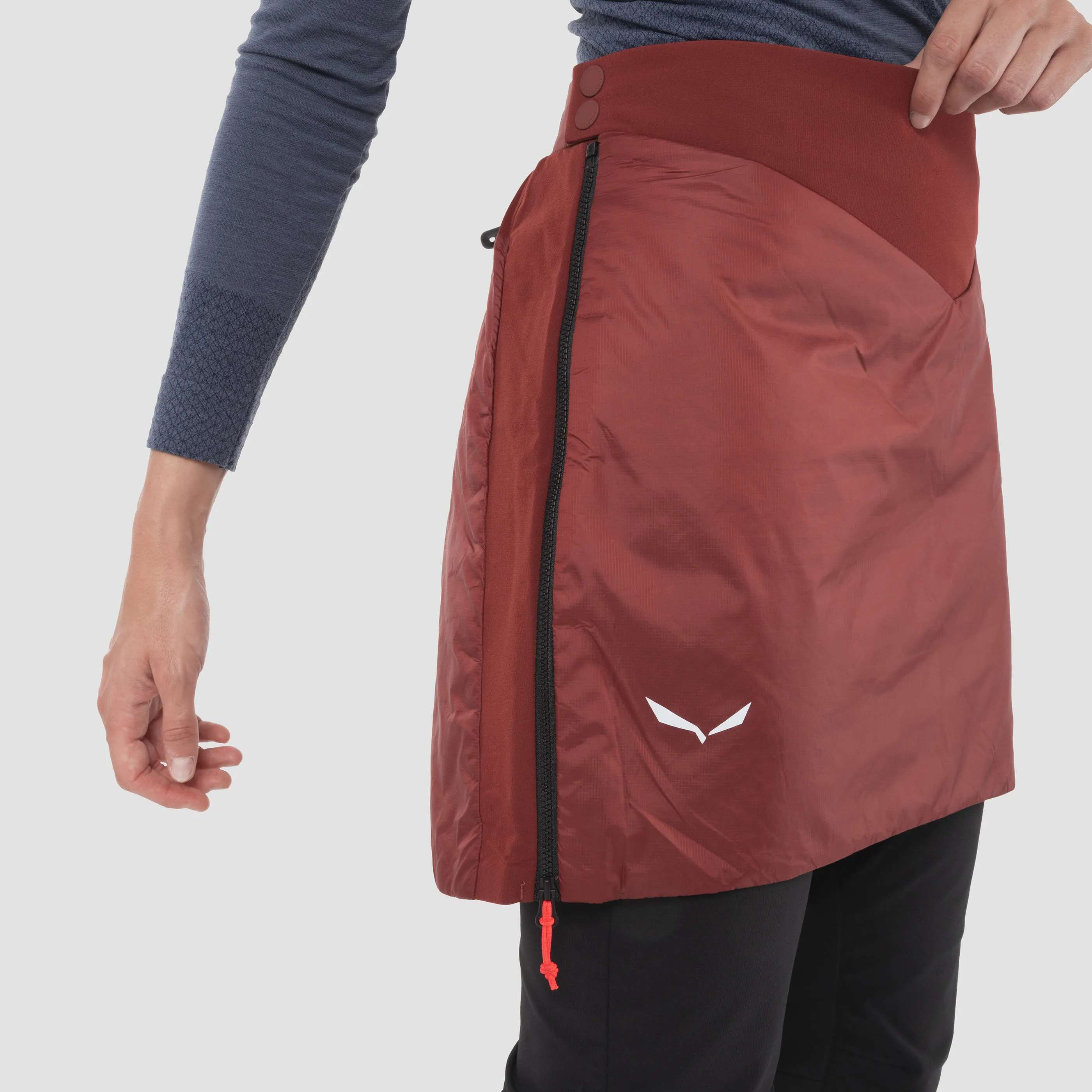 Salewa Sella Tirolwool Damen Rock Outdoorrock Isolationsrock lila