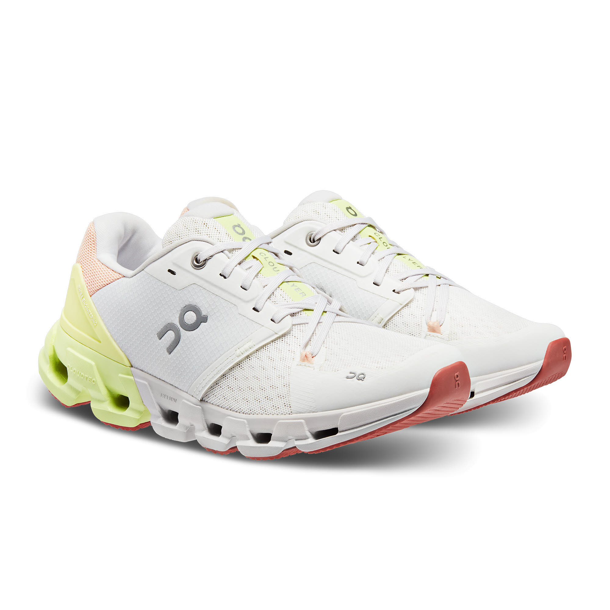 ON Cloudflyer 4 Damen Joggingschuhe Laufschuhe weiß