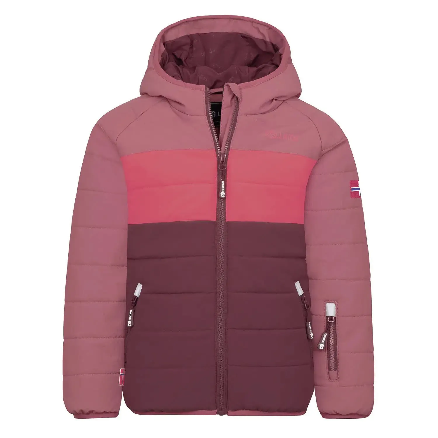 TROLLKIDS Kids Hafjell Snow Jacket PRO Mädchen Skijacke Snowboardjacke frozen berry