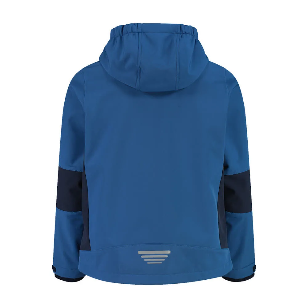 CMP JACKET FIX HOOD Jungen Softshell-Jacke Outdoor-Jacke blau