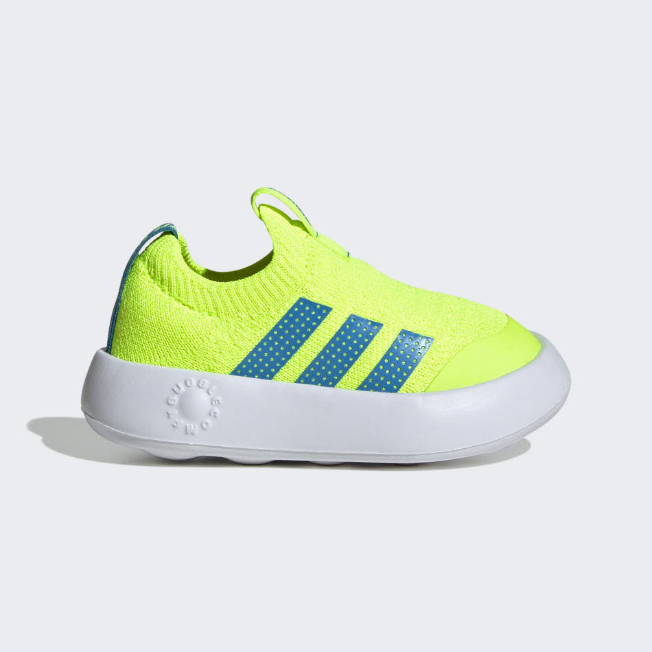 adidas Bubblecomfy Kids Schuh Kleinkind Klettverschluss-Schuh gelb/blau