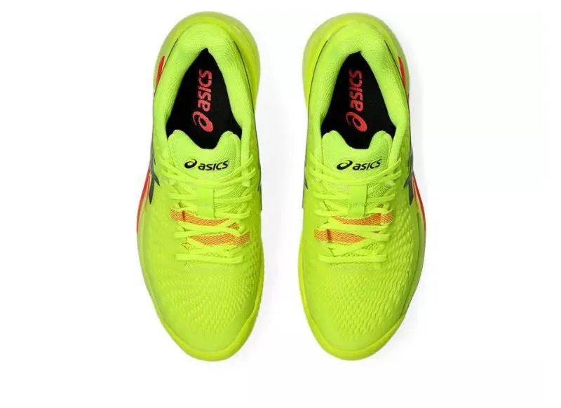 Asics GEL-RESOLUTION 9 CLAY PARIS Damen Tennisschuhe Sportschuhe gelb
