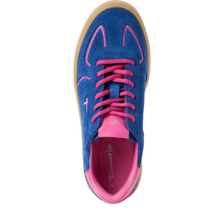 Tamaris Schnürer Damen Sneaker Low royal blue