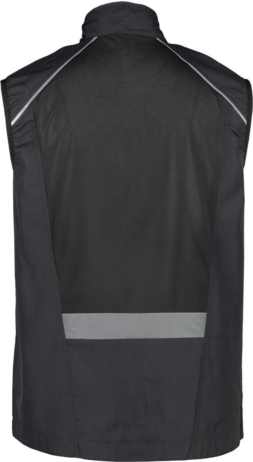 CMP TRAIL VEST Herren Funktionsweste Outdoorweste Laufweste ärmellos schwarz