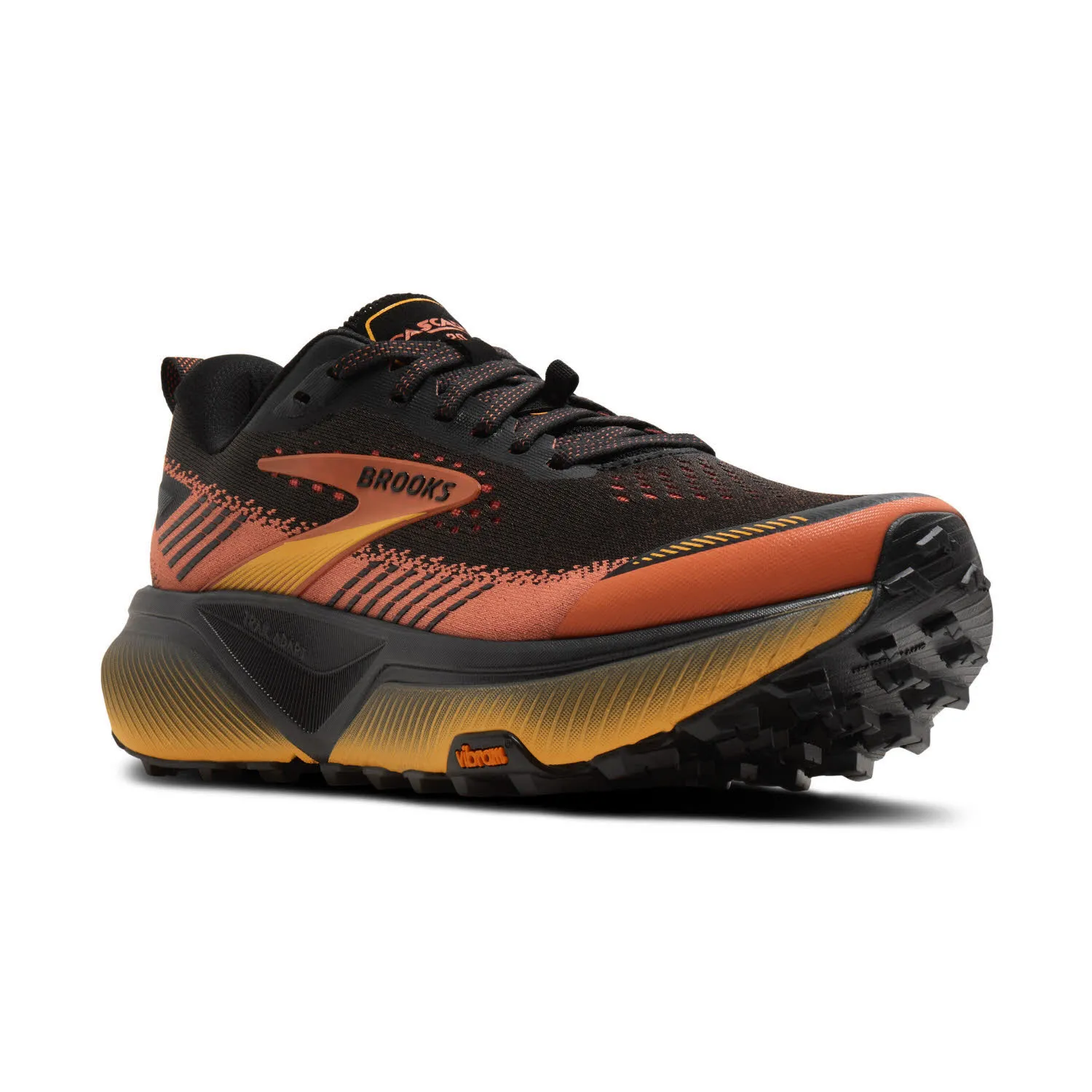 Brooks Cascadia 20 Herren Trailrunningschuhe Laufschuhe schwarz/orange