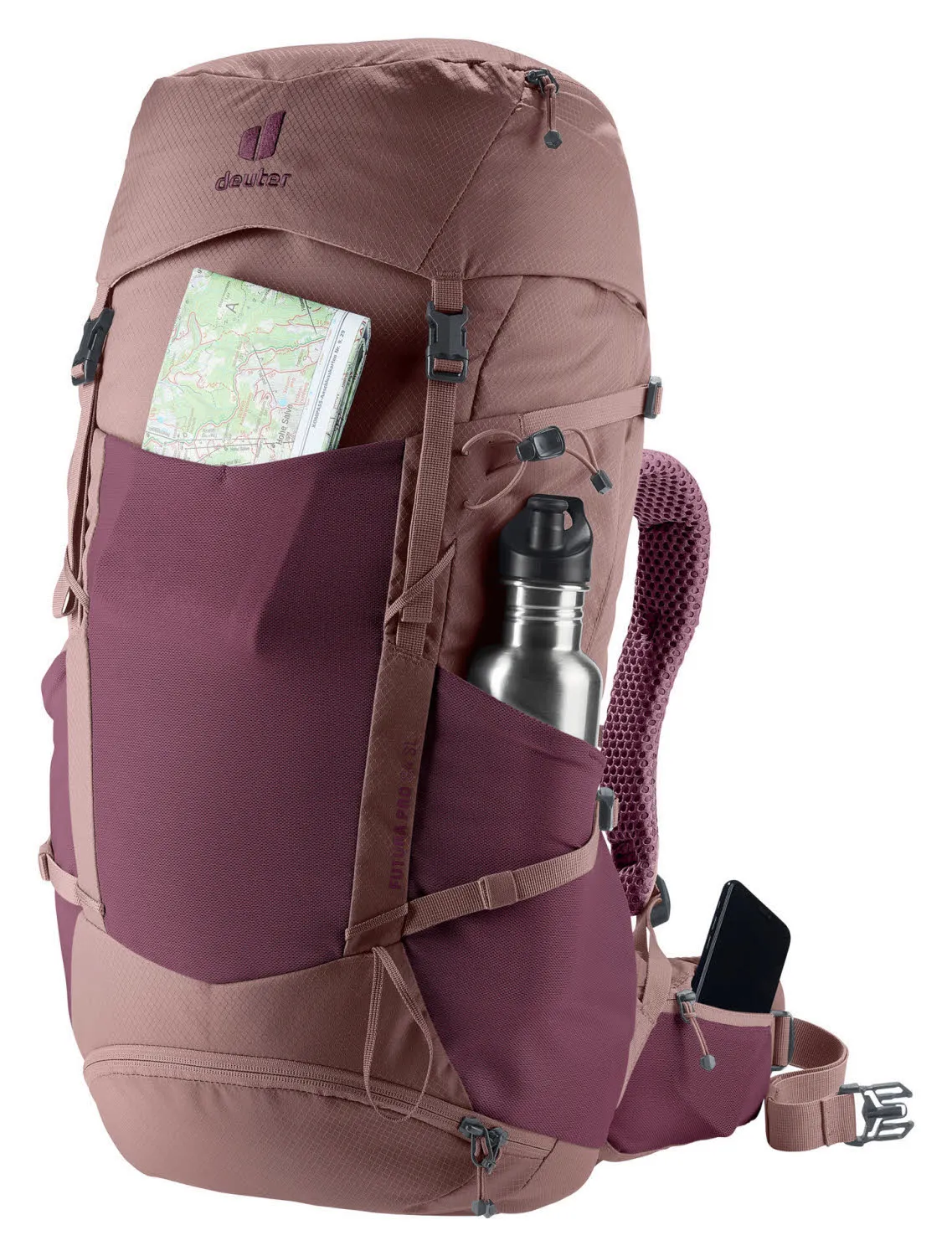 Deuter Futura Pro 34 SL Damen Wanderrucksack Trekkingrucksack lila