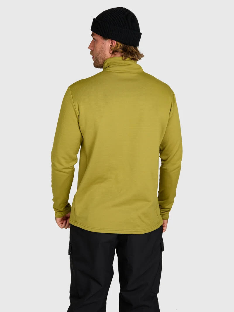 Brunotti Daronst Fleece Herren Fleecepullover Midlayer Skirolli dark moss