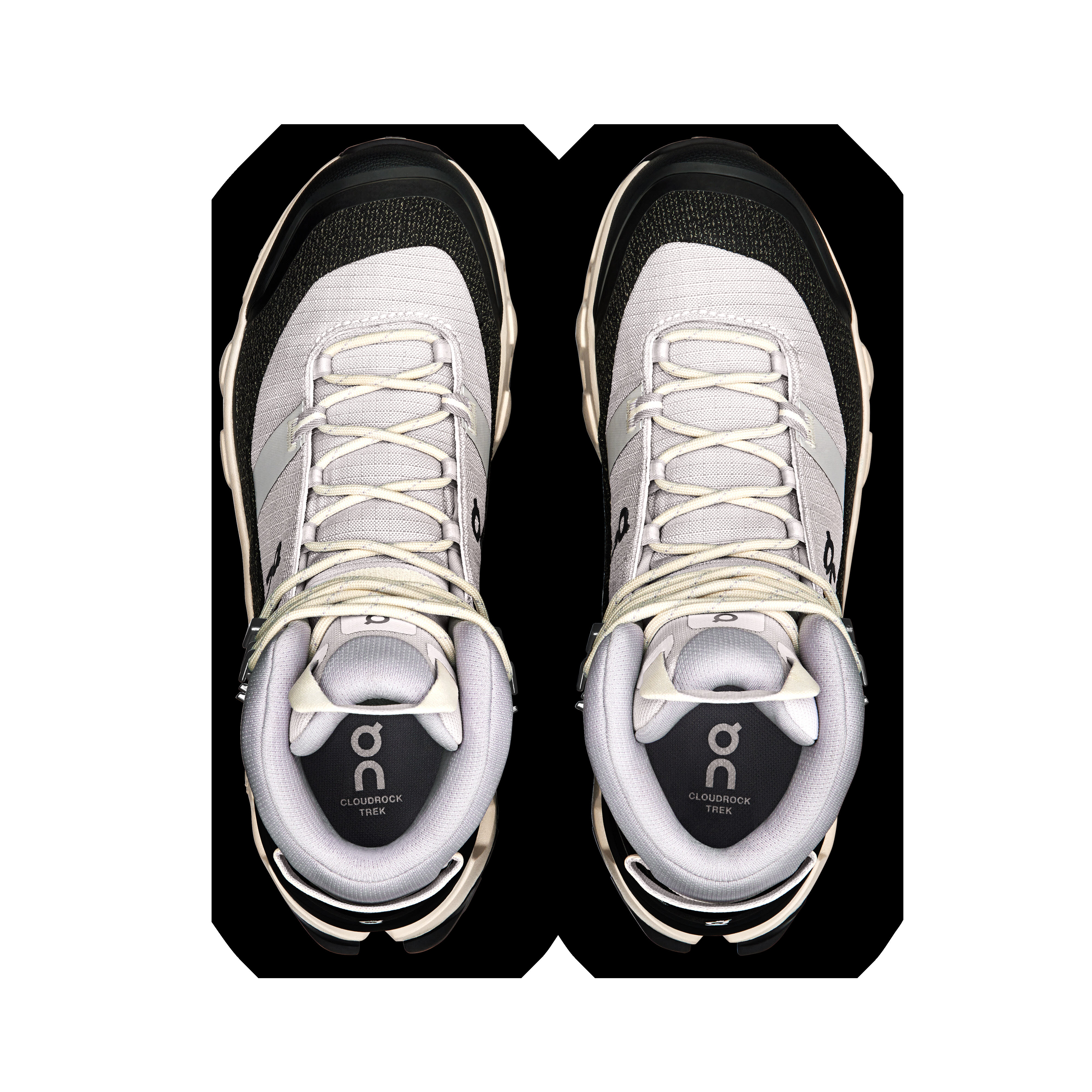 ON Cloudrock Trek WP Trekkingschuhe Wanderschuhe Damen silber weiß