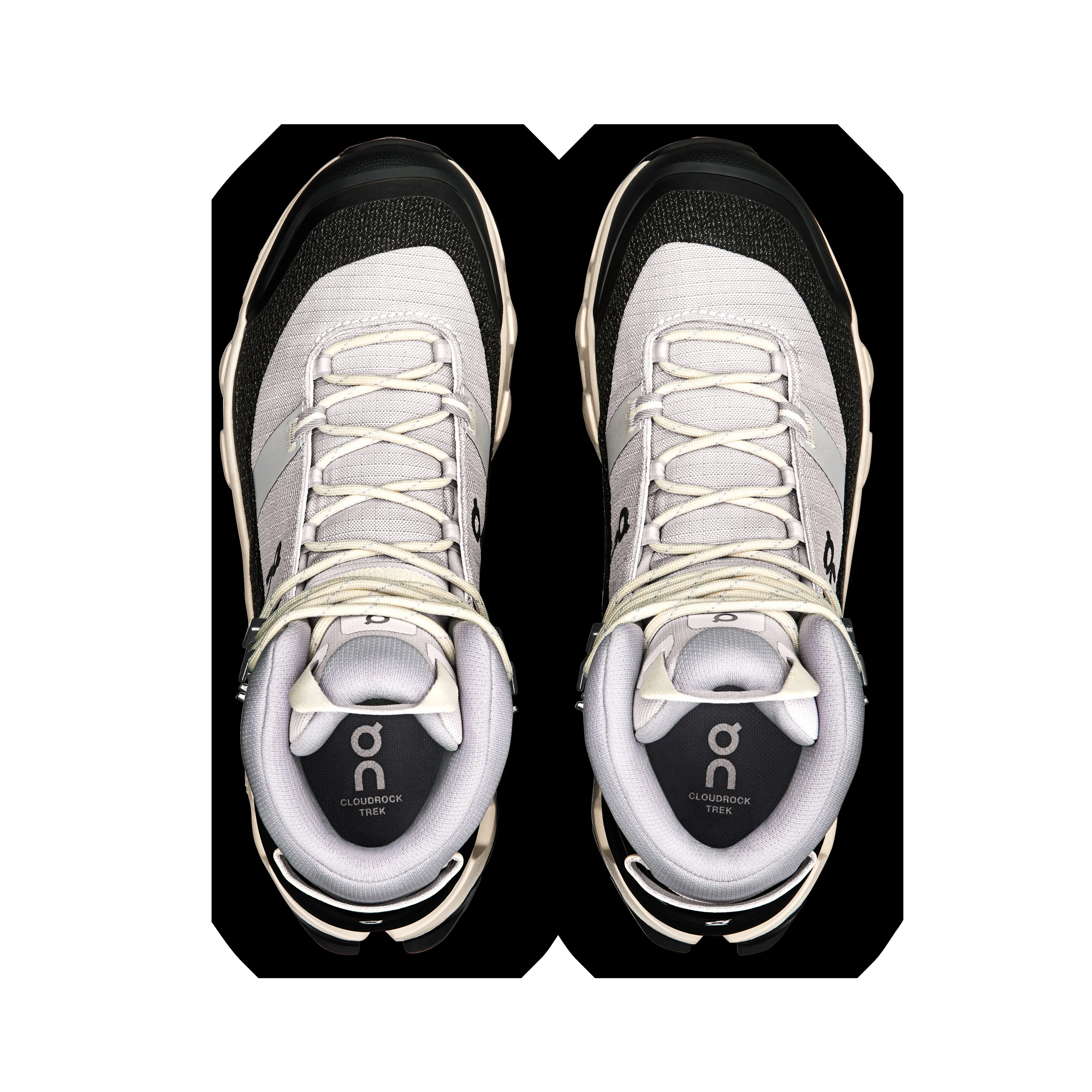 ON Cloudrock Trek WP Trekkingschuhe Wanderschuhe Damen silber weiß