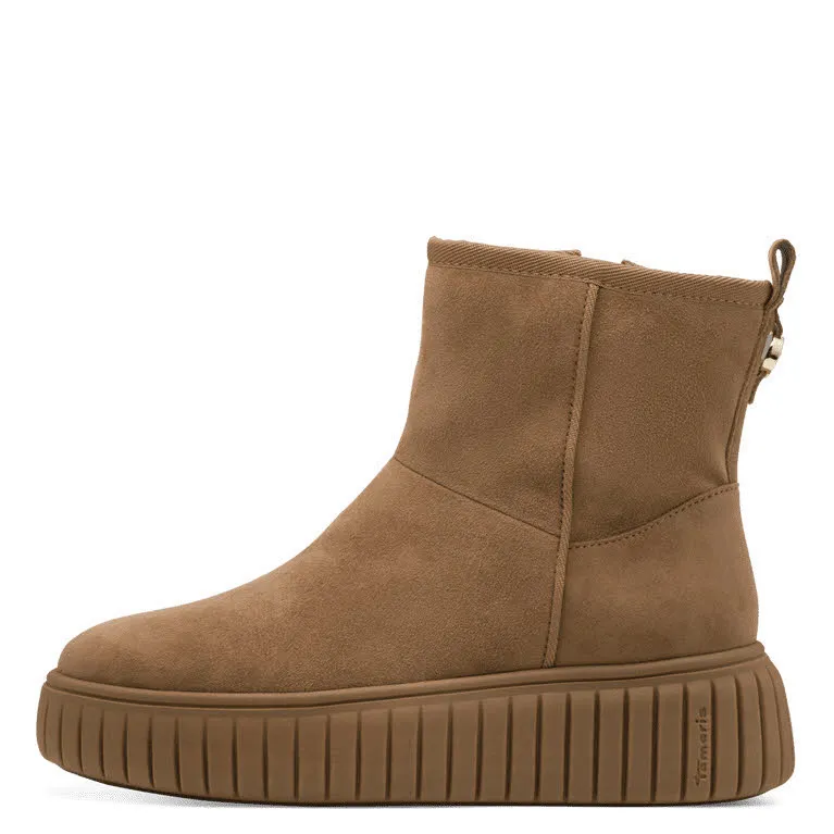 Tamaris Damen Modestiefel Stiefeletten camel