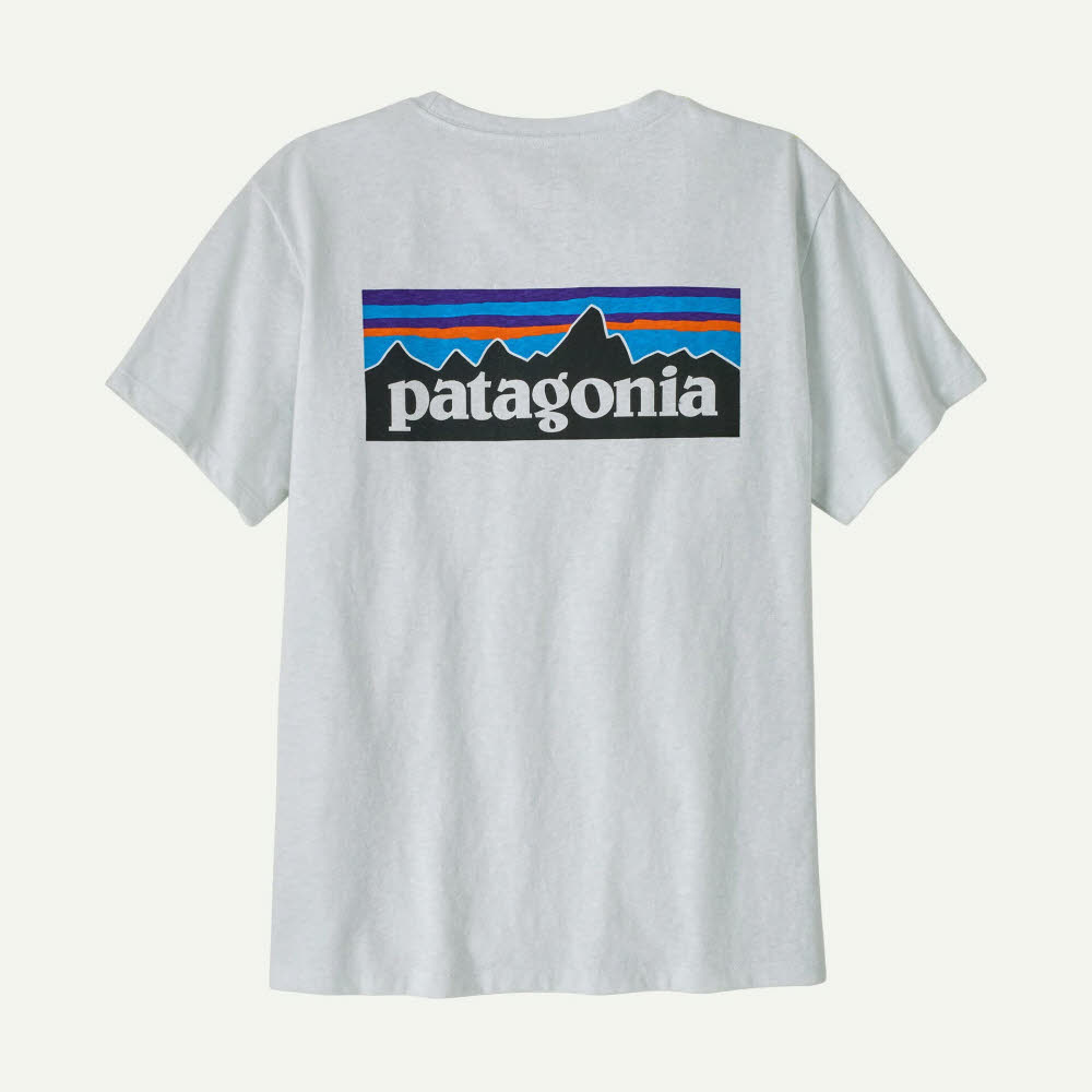Patagonia Women's P-6 Logo Responsibili-Tee Damen T-Shirt fiber white