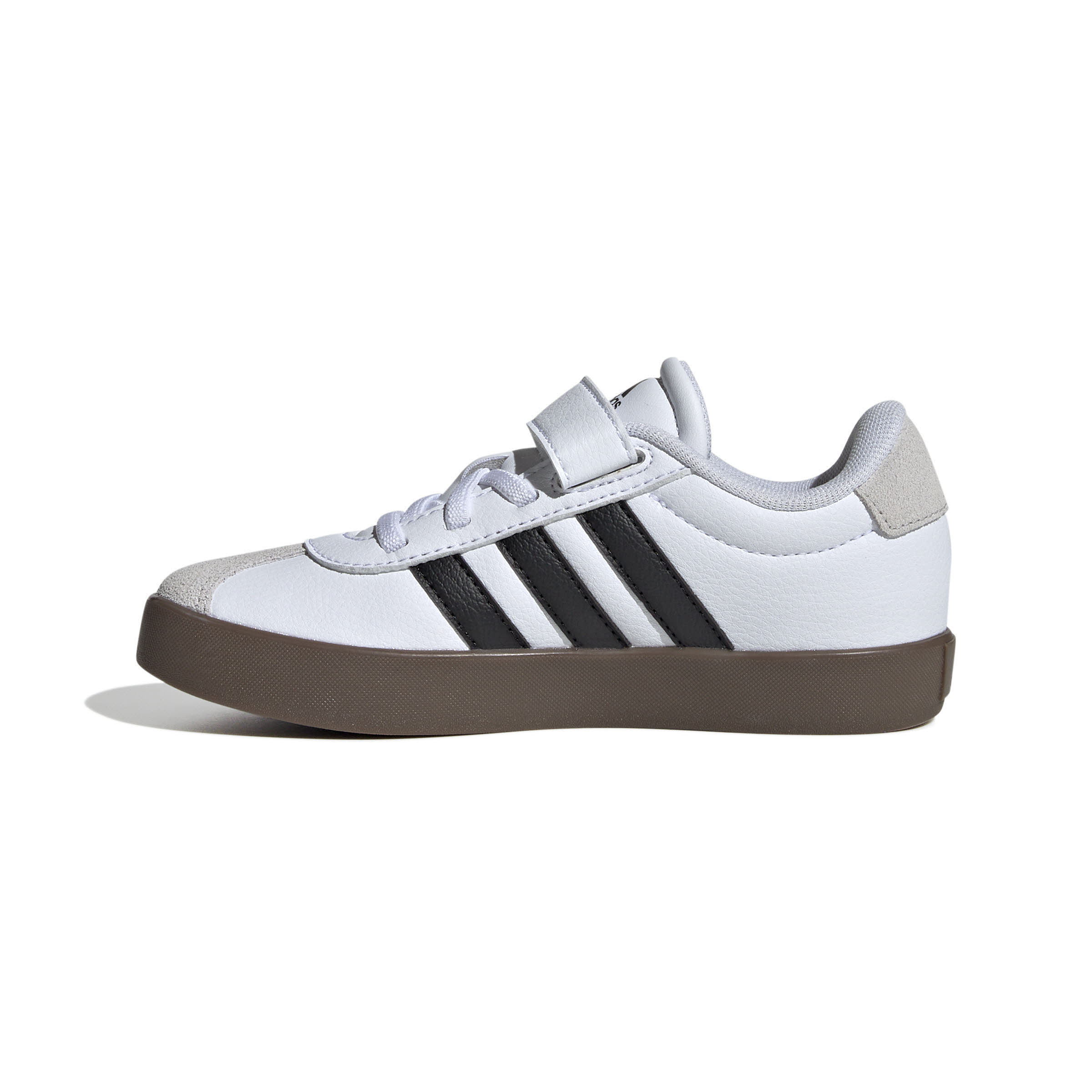 adidas VL COURT 3.0 K Jungen Sneaker Freizeitschuhe weiß/schwarz