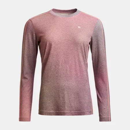 Ortovox Unterhemd Langarmshirt Merinowolle Damen rosa