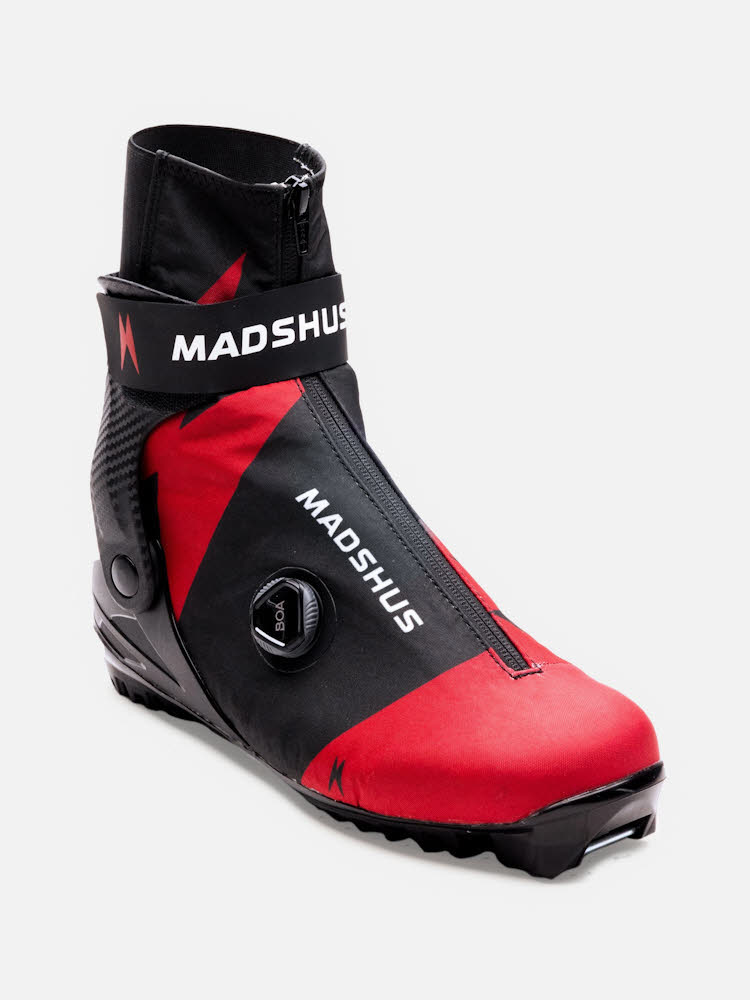 Madshus Pulse BOA® Skate Unisex Langlaufschuhe NNN Skating rot/schwarz