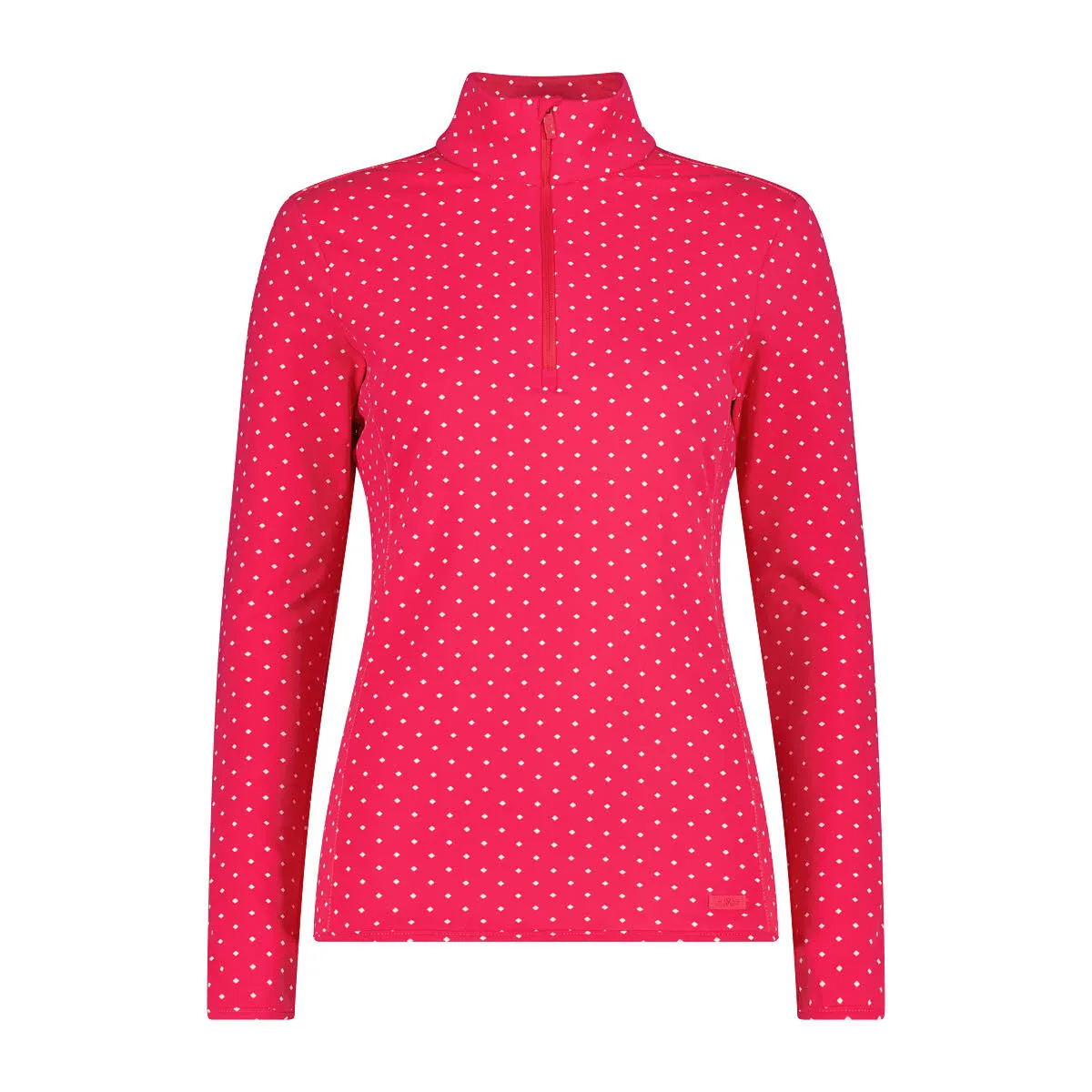 CMP Printed Sweat Fleece-Rolli Damen Carminio Rot