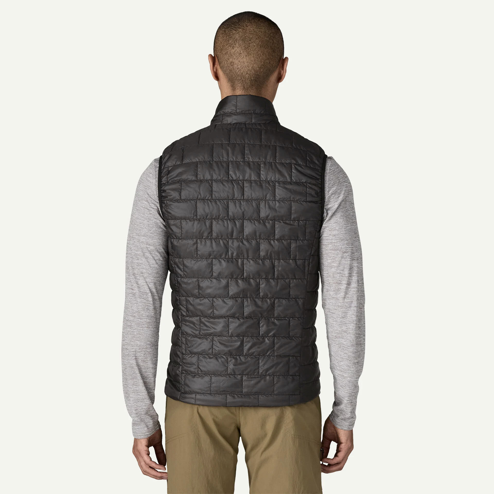 Men Nano Puff Vest Ärmelslose Weste Herren schwarz