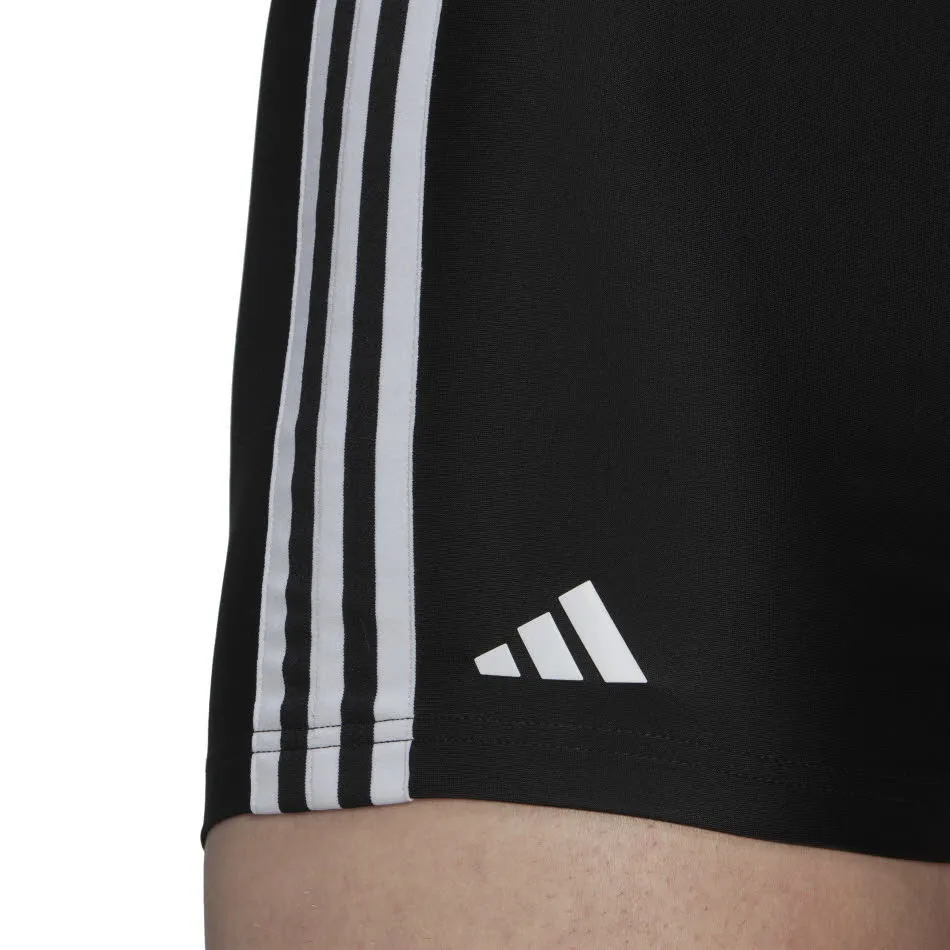 adidas Classic 3-Streifen Herren Boxer-Badehose Badeshorts Schwimmhose schwarz/weiß