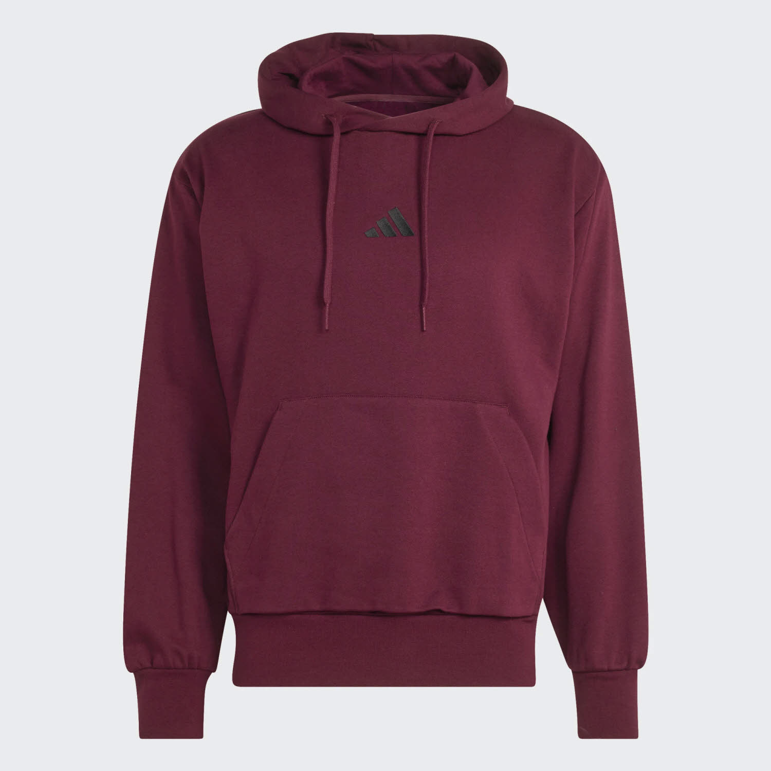 adidas Essentials Feelcozy Herren Hoodie Fleecepullover rot