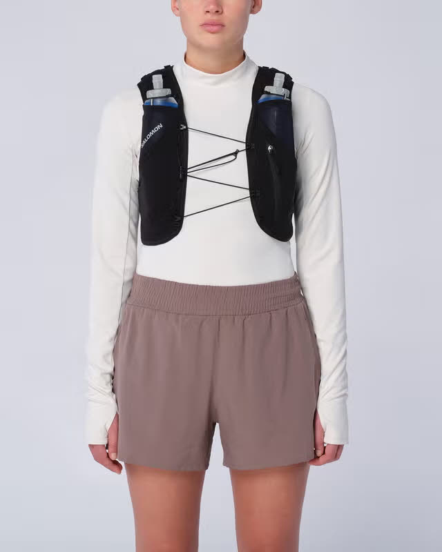 Salomon ADV Skin 5 Laufweste mit Flasks Unisex schwarz