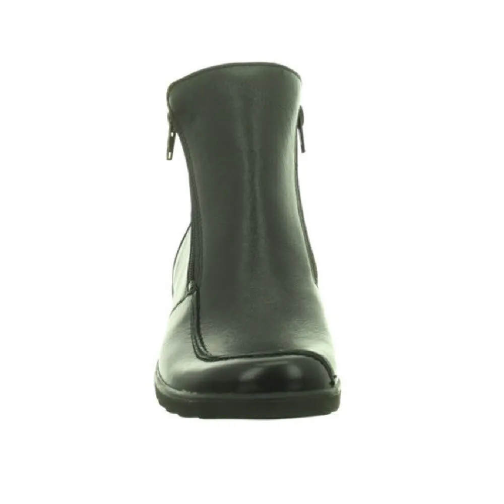 Longo Stiefelette Damen Stiefel Winterstiefelette Slipper Outdoor schwarz NEU