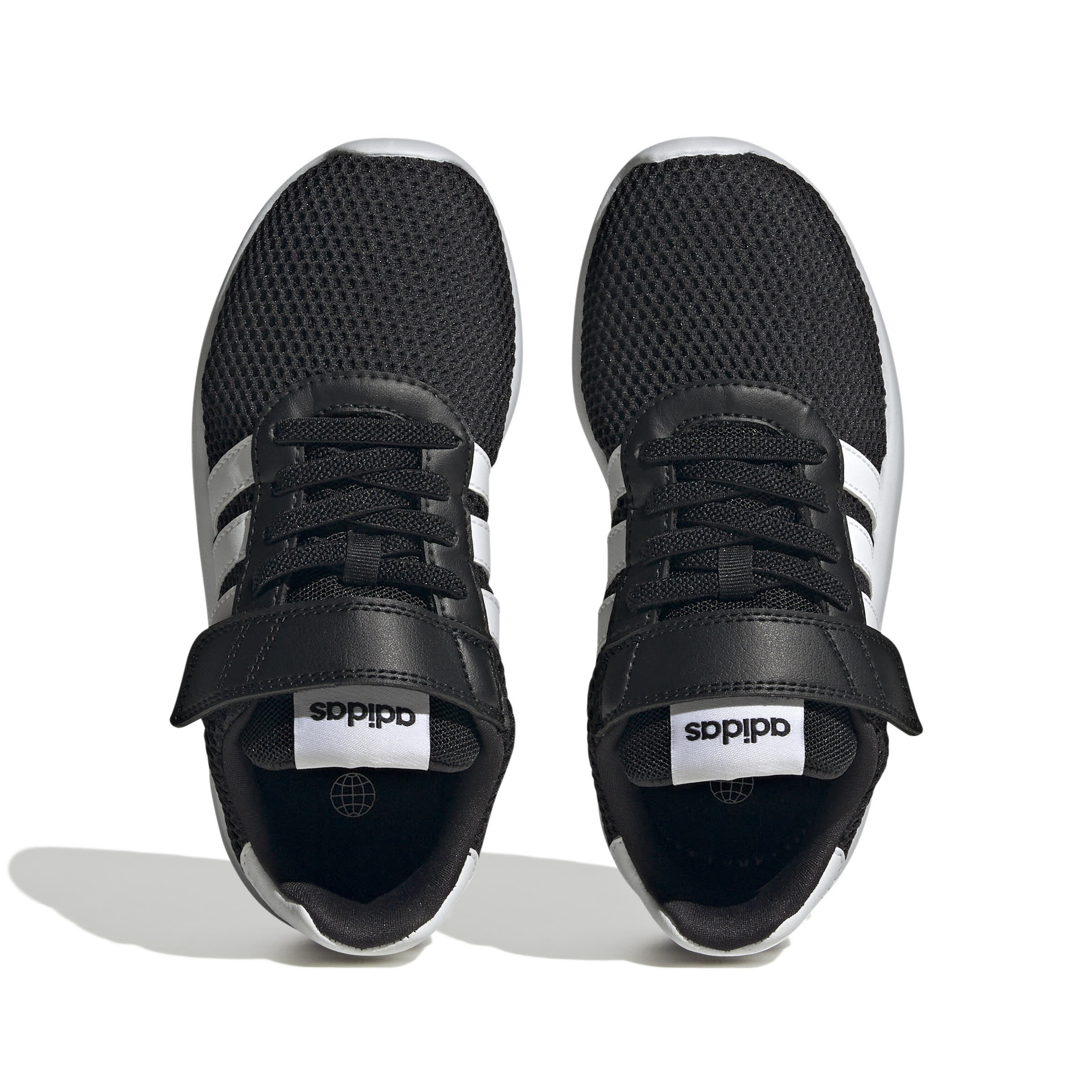 adidas Lite Racer 3.0 EL K Jungen Turnschuhe Sportschuhe schwarz