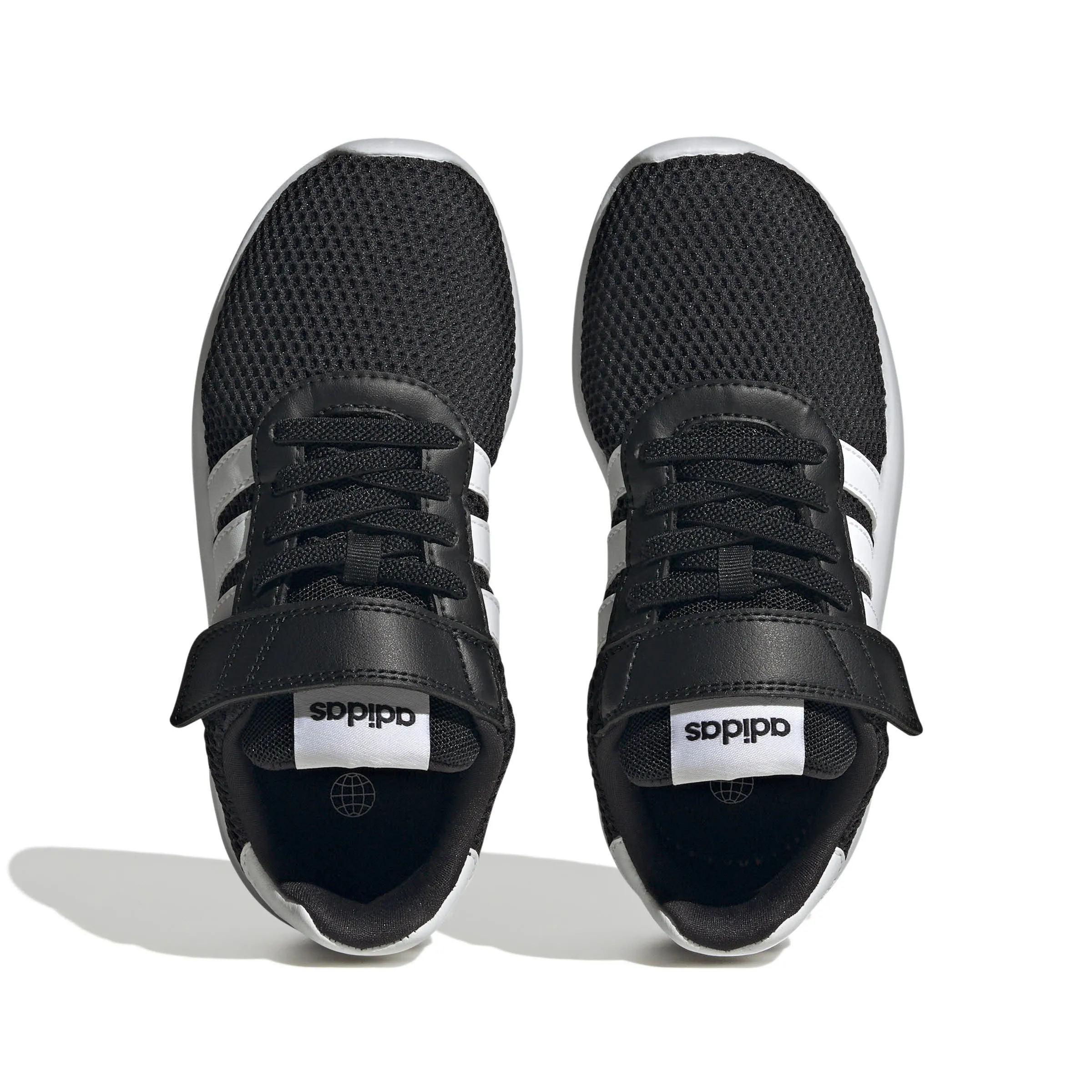 adidas Lite Racer 3.0 EL K Jungen Turnschuhe Sportschuhe schwarz