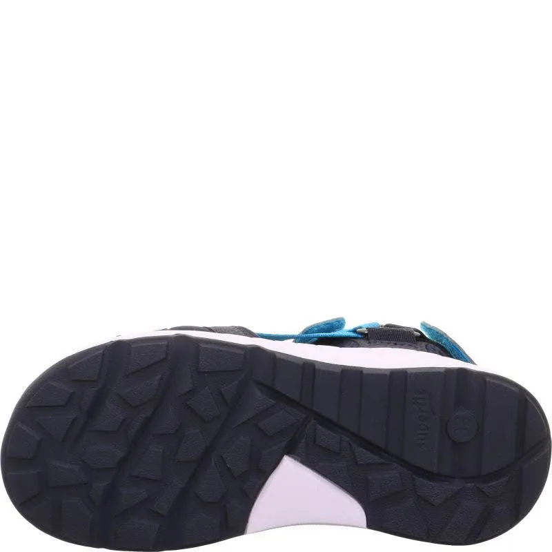 Superfit Kinder Sandale MIKE 3.0 Blau/Türkis